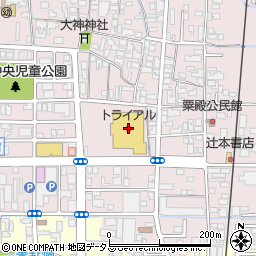 スーパーセンタートライアル桜井粟殿店周辺の地図