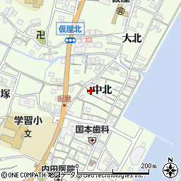 兵庫県淡路市久留麻中北2387周辺の地図