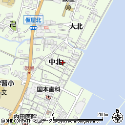 兵庫県淡路市久留麻中北2378周辺の地図