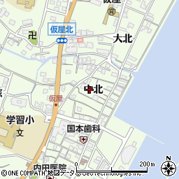 兵庫県淡路市久留麻中北2386周辺の地図