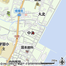 兵庫県淡路市久留麻中北2377周辺の地図