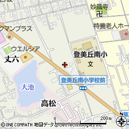 大阪府堺市東区草尾612周辺の地図