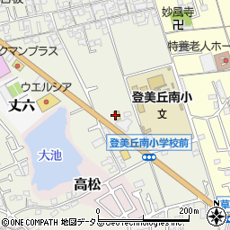ローソン堺草尾南店周辺の地図