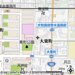 奈良県大和高田市大東町5-34周辺の地図