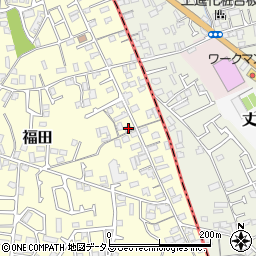 大阪府堺市中区福田371周辺の地図