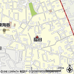 大阪府堺市中区福田353周辺の地図