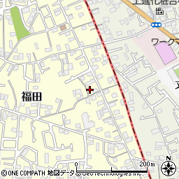 大阪府堺市中区福田370周辺の地図