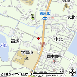 兵庫県淡路市久留麻高塚1789周辺の地図