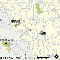 大阪府堺市中区福田325周辺の地図