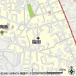 大阪府堺市中区福田358周辺の地図