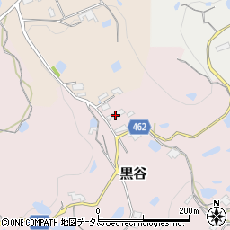 兵庫県淡路市黒谷340周辺の地図