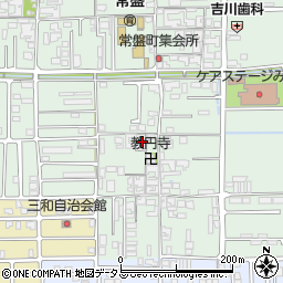 奈良県橿原市常盤町94周辺の地図