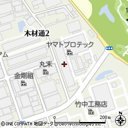 ヤマトプロテック大阪工場周辺の地図