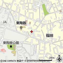 大阪府堺市中区福田344周辺の地図
