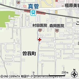 曽我加藤団地児童公園周辺の地図