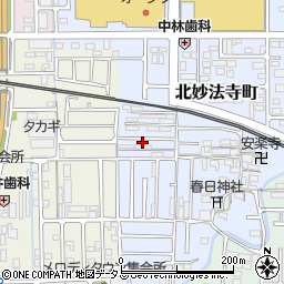 奈良県橿原市北妙法寺町41-7周辺の地図