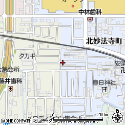 奈良県橿原市北妙法寺町41-10周辺の地図