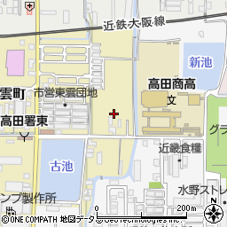 奈良県大和高田市東雲町11周辺の地図