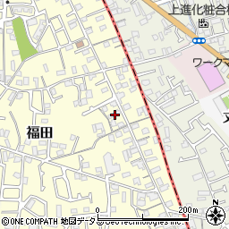 大阪府堺市中区福田372周辺の地図