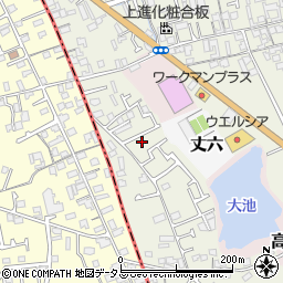 大阪府堺市東区草尾366周辺の地図