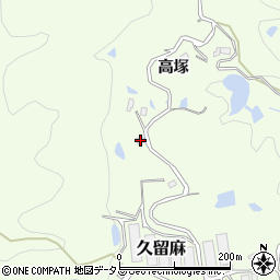 兵庫県淡路市久留麻高塚1481周辺の地図