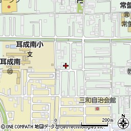 奈良県橿原市常盤町24-4周辺の地図