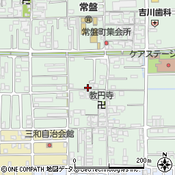 奈良県橿原市常盤町64周辺の地図