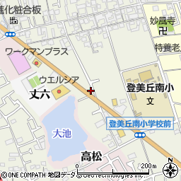 大阪府堺市東区草尾631周辺の地図