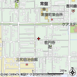 奈良県橿原市常盤町63周辺の地図
