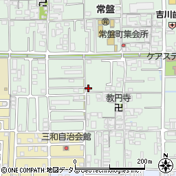 奈良県橿原市常盤町62-3周辺の地図