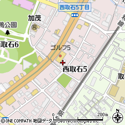 朝日新聞サービスアンカー高石周辺の地図
