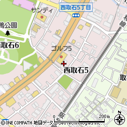 朝日新聞サービスアンカー高石周辺の地図