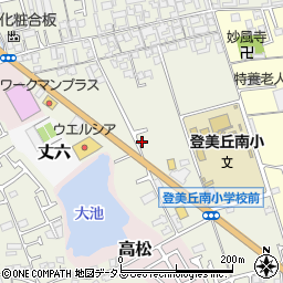 大阪府堺市東区草尾630周辺の地図