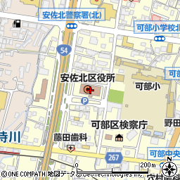 広島県広島市安佐北区周辺の地図