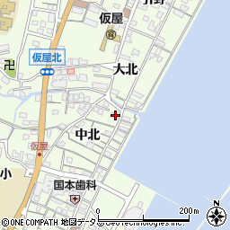 兵庫県淡路市久留麻中北2358-2周辺の地図