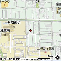 奈良県橿原市常盤町24周辺の地図