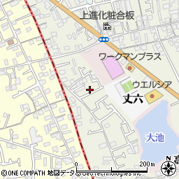 大阪府堺市東区草尾366-14周辺の地図