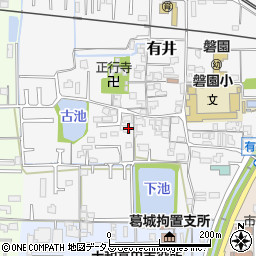 奈良県大和高田市有井319周辺の地図