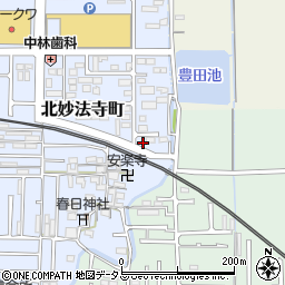 奈良県橿原市北妙法寺町714周辺の地図