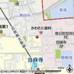 奈良県葛城市當麻123-2周辺の地図