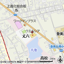 大阪府堺市東区草尾633周辺の地図