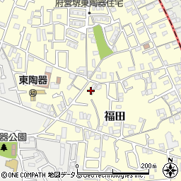 大阪府堺市中区福田354周辺の地図