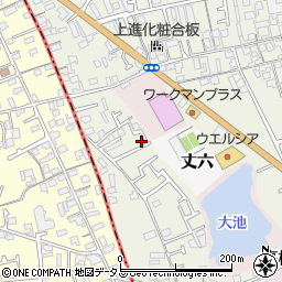 大阪府堺市東区草尾366-19周辺の地図