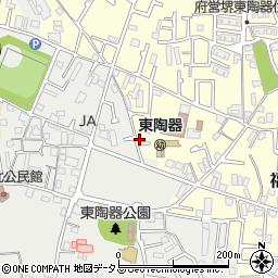 大阪府堺市中区福田329周辺の地図