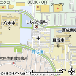 奈良県橿原市山之坊町117-21周辺の地図