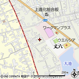 大阪府堺市東区草尾362-18周辺の地図