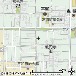 奈良県橿原市常盤町62-8周辺の地図