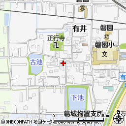 奈良県大和高田市有井318周辺の地図