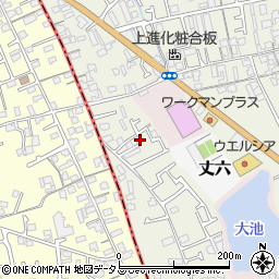 大阪府堺市東区草尾361-2周辺の地図