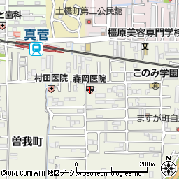 森岡眼科医院周辺の地図